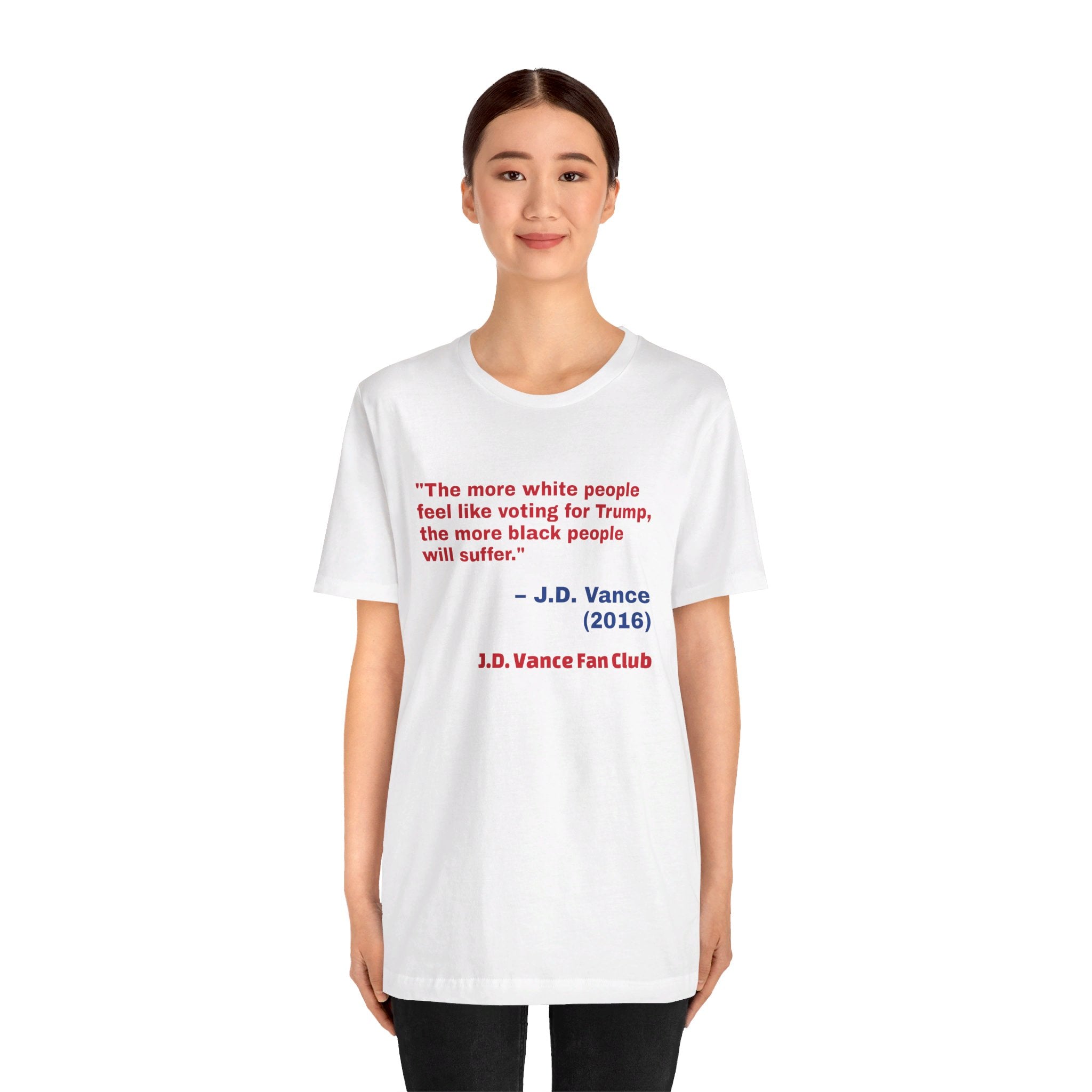 JD Vance White People Quote Unisex Jersey Short Sleeve Tee