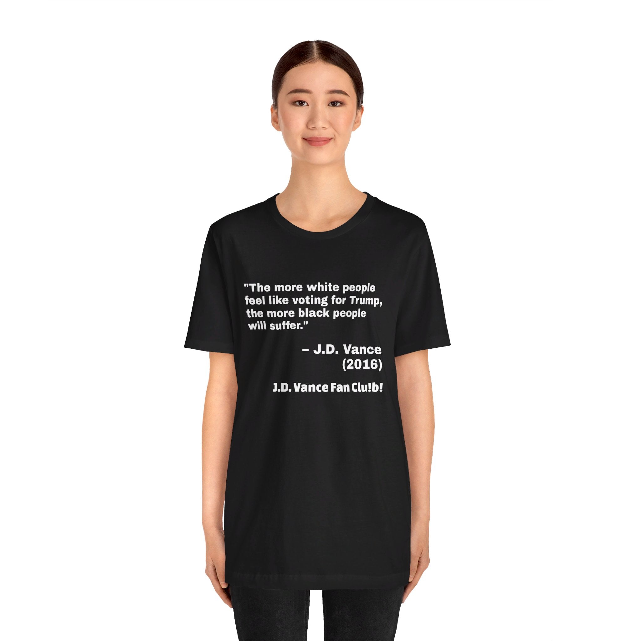 JD Vance White People Quote Unisex Jersey Short Sleeve Tee