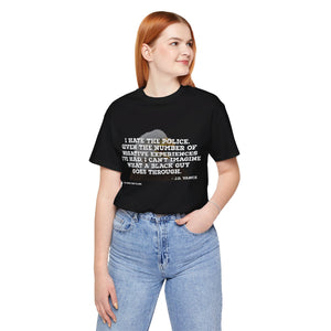 JD Vance I Hate the Police Quote Unisex Jersey Short Sleeve Tee