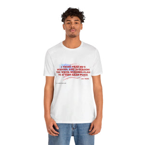 JD Vance Noxious Quote Unisex Jersey Short Sleeve Tee