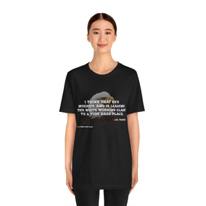 JD Vance Noxious Quote Unisex Jersey Short Sleeve Tee