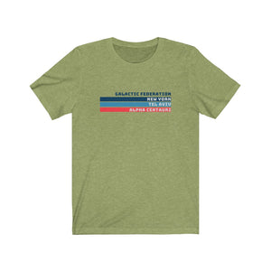 NY-Tel Aviv-AC Galactic Federation Rainbow T-Shirt