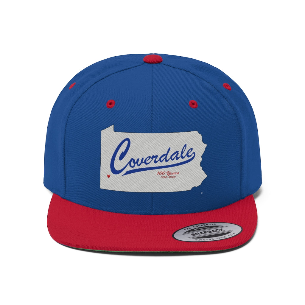 Coverdale State Map Flat Bill Hat
