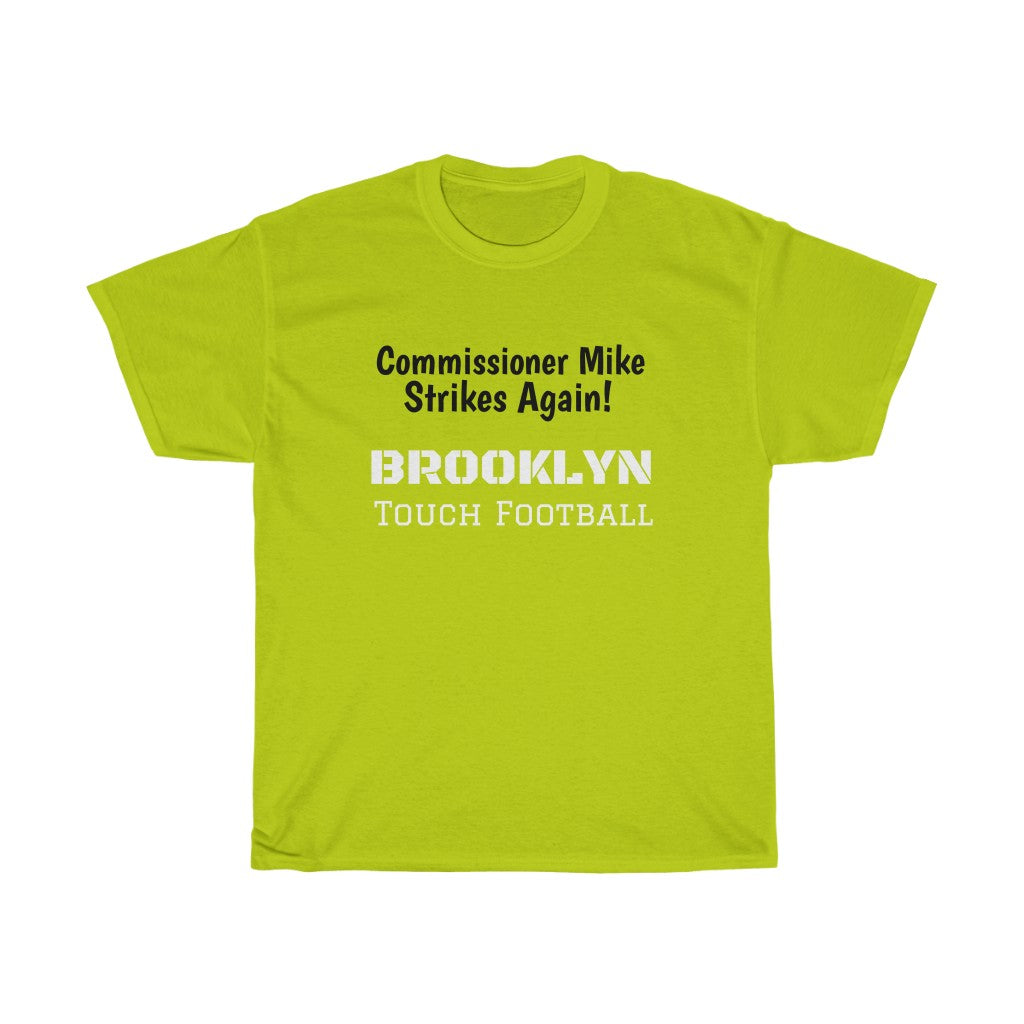 Commissioner Mike Brooklyn Football Heavy Cotton Tee
