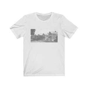 Coverdale Houses w CoVerDale100 back Tee