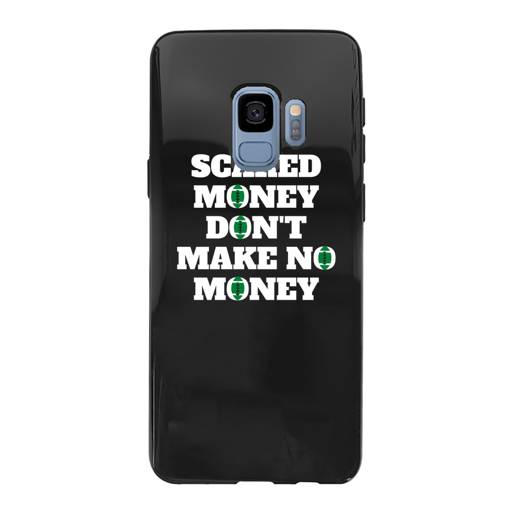 Scared Money Back Printed Black Soft Phone Case