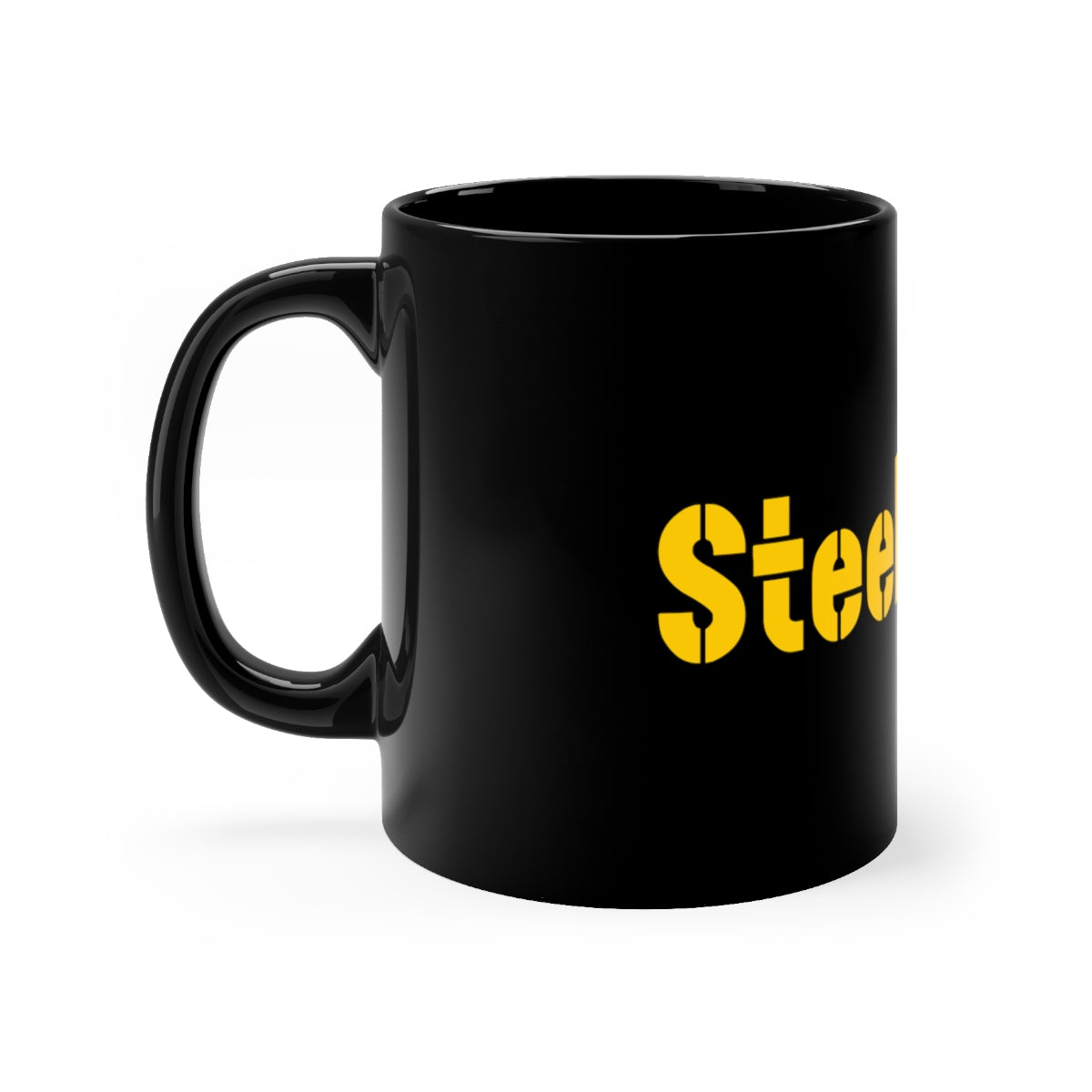 SteelerFury Black mug 11oz